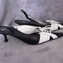 Winkle Picker 70's Style Retro Sling Back Low Heel Shoes .. Size: 4 UK ..  37 EU .. Final Reduction Image 4