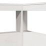 Bookcase Bed without Mattress White 90x190 cm Solid Wood Pine Image 10