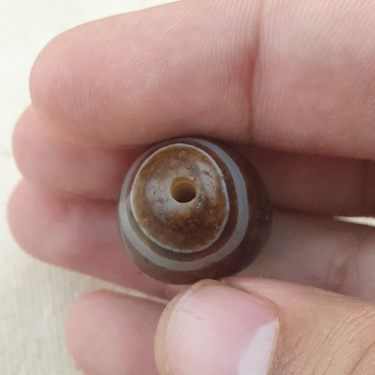 Vintage Suliemani Eyes Beautiful Agate Stone Bead Amulet Pendant