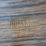 Mid Century modern Italian designed Robex set of 4 faux teak bowls Image 4