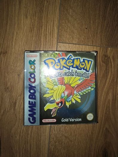 pokemon gold complete in box