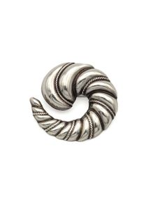 Vintage 925 Sterling Silver Swirl Brooch, Birmingham 1994