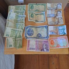 old Notes and coins