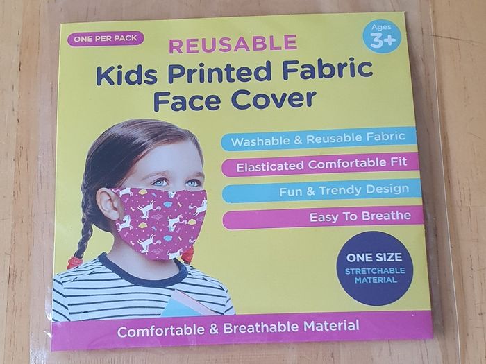 BNIP - A Reusable Childs Fabric Mask - #
