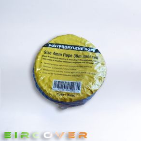 General purpose poly rope - 4mm / 30M - Blue