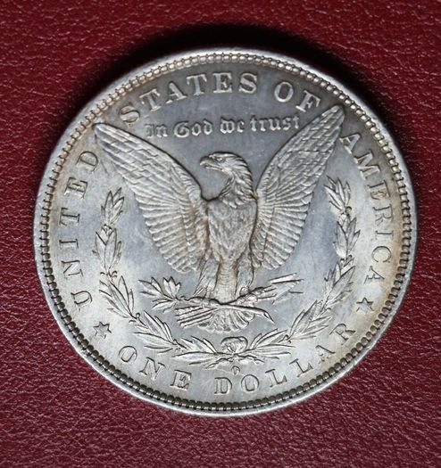 USA 1881 O New Orleans Morgan One Silver Dollar Coin in excellent condition