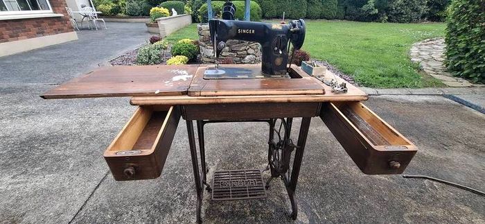 Antique Singer sewing machines x 2
