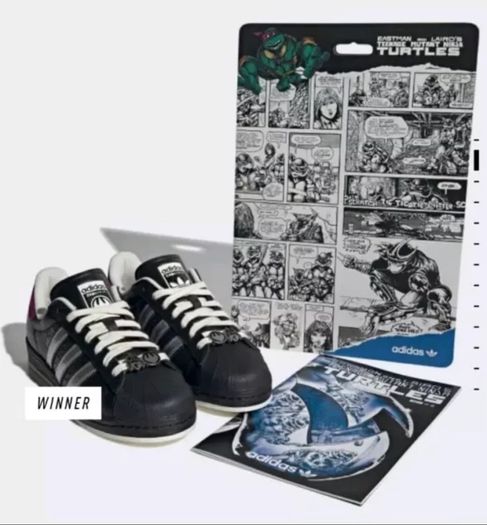 Adidas TMNT Shell Toe Shredder Shoes UK 10 IN HAND