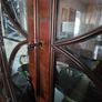 Wood cabinet with glass doors Image 3