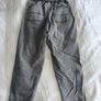 Japanese Wide Leg Jeans in Grey Wash - women's size medium Image 2