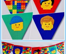 Adorable Lego Movie inspired Bunting