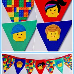 Adorable Lego Movie inspired Bunting
