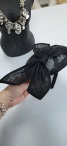 COAST black bow head-piece - Free Size - Rrp 95