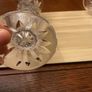 Two Galway Crystal vasesFURTHER  REDUCED in perfect condition , as just displayed .height is 9 inches . Image 7