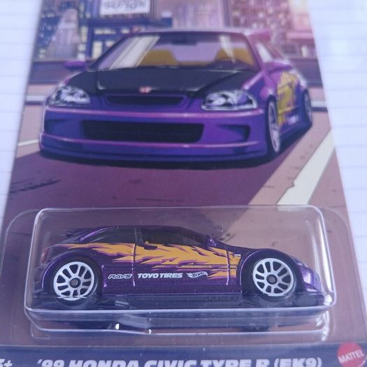 Hot Wheels 99 Honda Civic Type R EK9