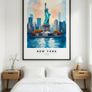 New York Wall Art Print, Travel Poster Image 2
