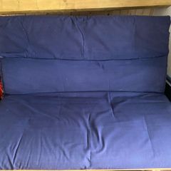 Blue Futon