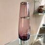 Mid Century Glass Vase with Silver Bands Hallmarked Image 5