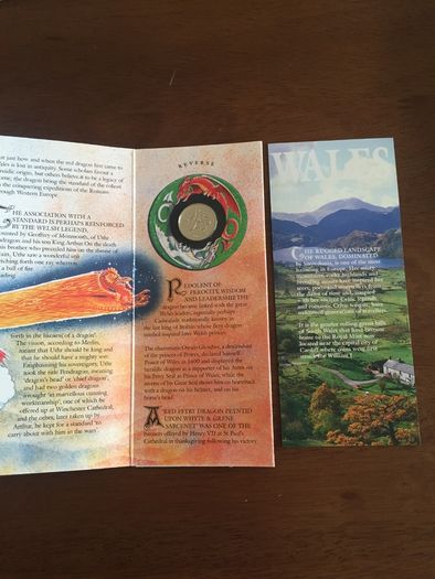 1995 1 Pound Wales Proof Coin Pack
