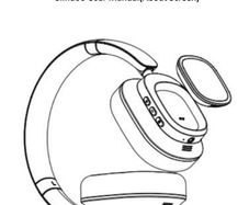 Over-Ear Headphones with Touchscreen, 66 Hours Play time, new, unopened. You can Tested.