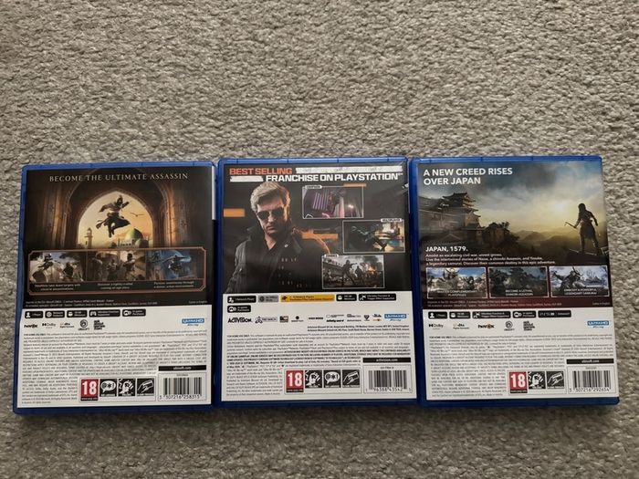 Ps5 Three Game Bundle: 1) Assassin's Creed Shadows  2) Assassin's Creed Mirage  3) Call Duty Black Ops6