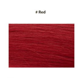 Micro Ring Hair Extensions 20" Double Drawn I Tip Remy Hair 25g - # Red