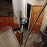 Silver ceiling light and standing lamp Image 5