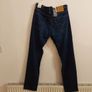 Mens Levis 502" Taper Jeans in blue. Image 2