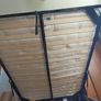 king size divan bed light grey Image 6
