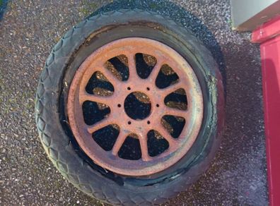 Vintage Wheel and Tyre