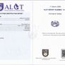 ALGT Certified 1.88ct Natural Sapphire Faint Blue. Unheated & Lab Sealed Image 7