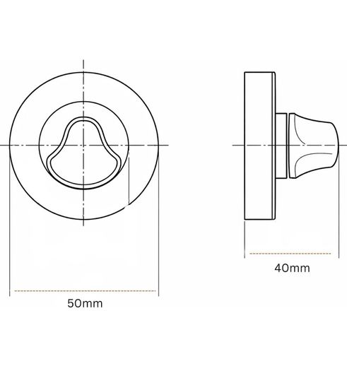 Internal Door Handle Set with Lock Complete Door Pack with Hings , Thumb Turn & Fixings Privacy Turn & Release (Phantom, Polished Chrome)