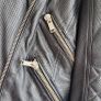 Nouhalia Club genuine leather black biker jacket Sz XL (Fit 12-14UK) - Bnwt Rrp 295 Image 4
