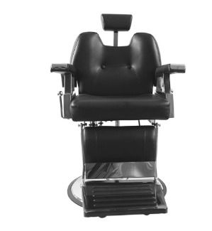 Adjustable  Salon Chair with Headrest High Quality Faux Leather Hydraulic Retractable Tilting