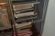 Metal bookcase, shelf