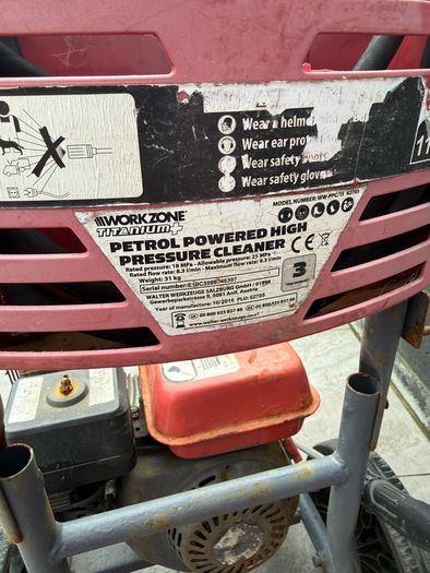 Workzone Titanium . Petrol Pressure Washer