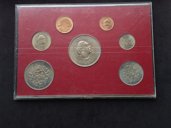 Kingdom of Tonga, First Decimal Coinage Presentation Set - 1967