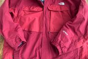 North Face Red Parka Jacket