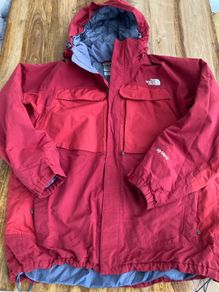 North Face Red Parka Jacket