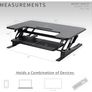 Height Adjustable Stand Up Desk Converter Image 3