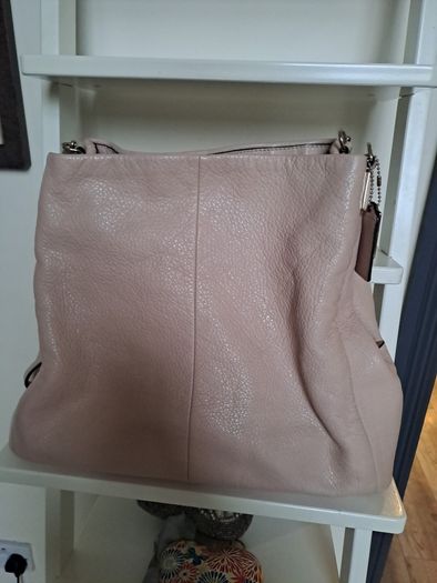 Soft Pink Coach Leather Handbag D1