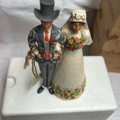 Vintage Jim  Shore  Wedding Cake Topper