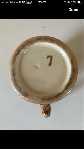 Vintage West German beer mug
