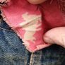 Vintage Cabbages and Roses Denim Jacket Image 4
