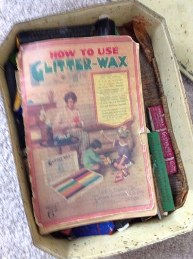 Old Childrens Wax Toy