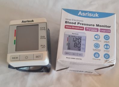 Wrist.  Blood pressure Monitor