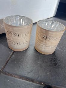christmas candle holders