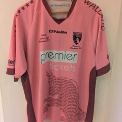 Wexford Youths 2016 Home Pink Jersey Shirt O'Neills League of Ireland
