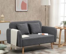 2-Seater Velvet Sofa