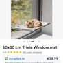 cat bed (bird watching chillaxing window lounge bed) Image 3